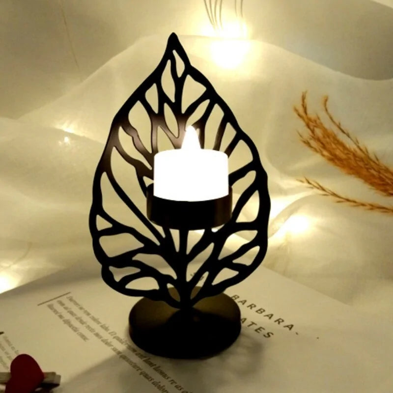 Nordic Design Iron Candlestick Holder