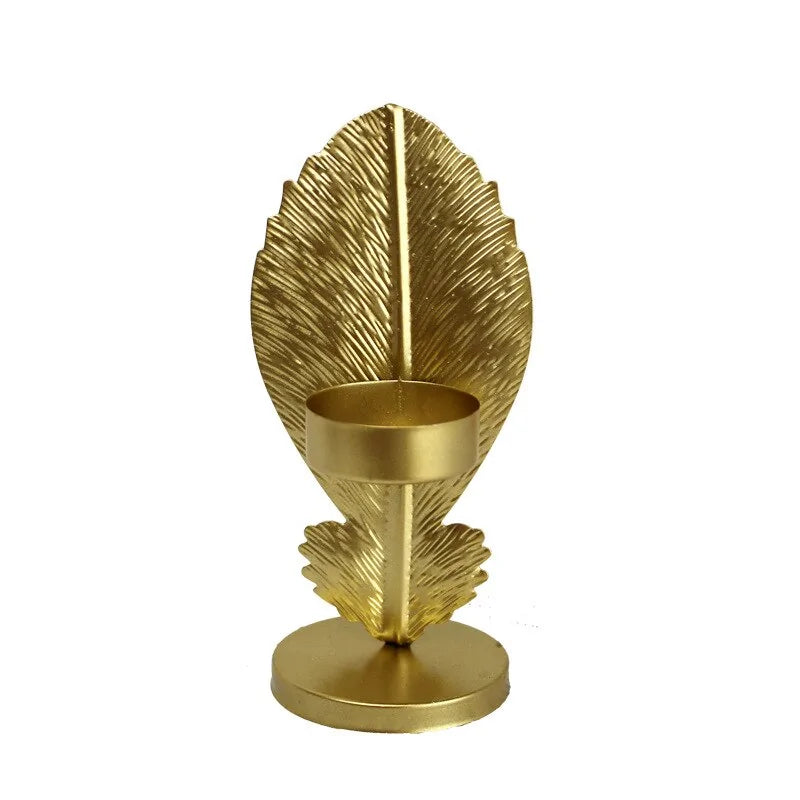 Nordic Design Iron Candlestick Holder