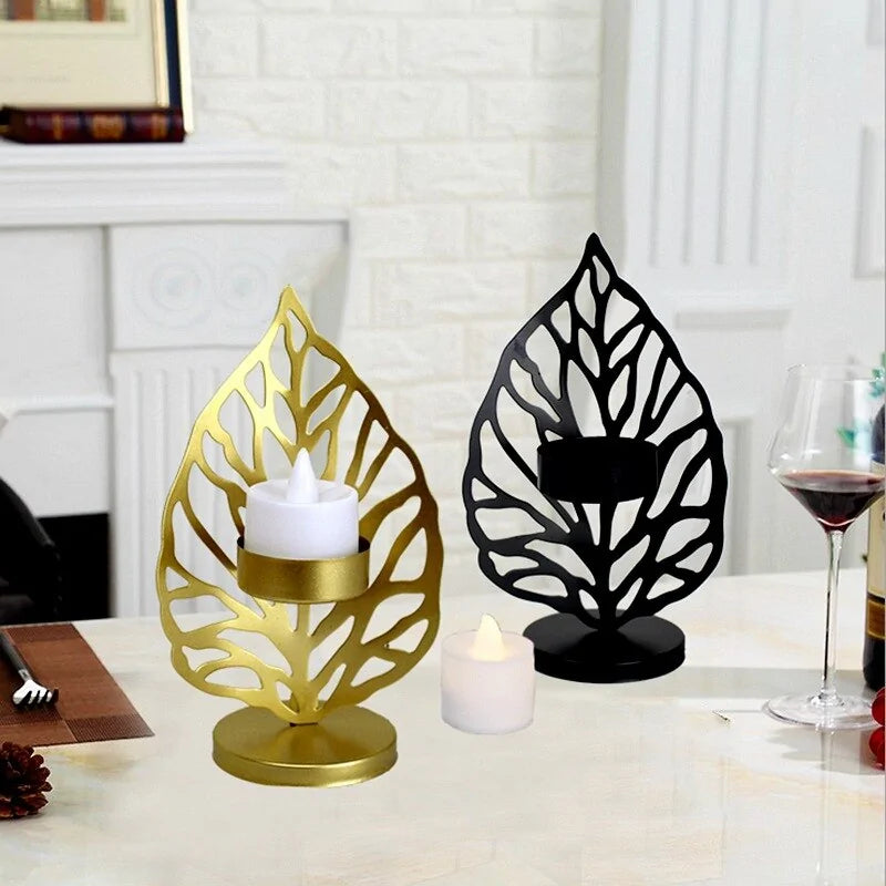 Nordic Design Iron Candlestick Holder