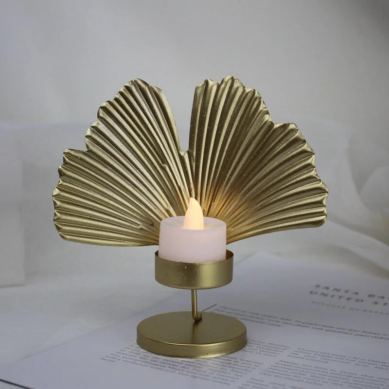 Nordic Design Iron Candlestick Holder