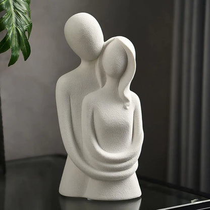 Nordic Abstract Couple Sculpture