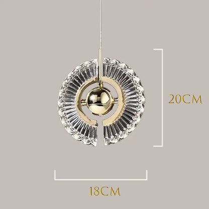 Luxury Nordic Rotatable Roulette Pendant Light