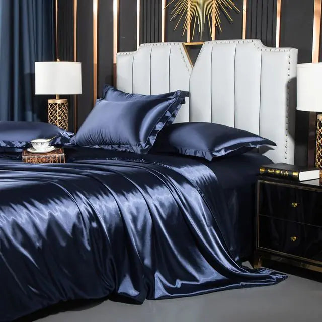 Nordic Luxury Silk Bedding Set