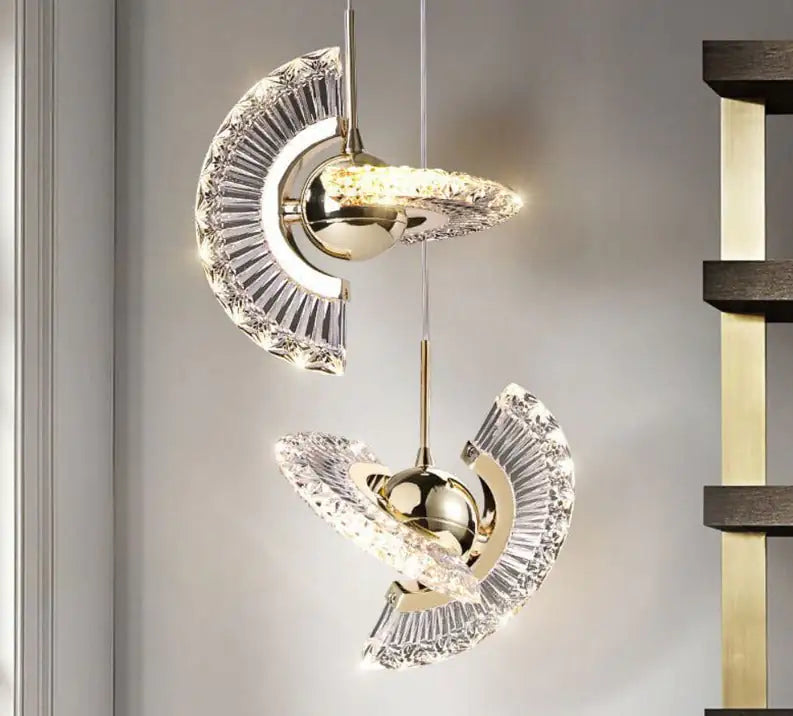 Luxury Nordic Rotatable Roulette Pendant Light