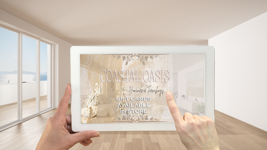 Luxury Coastal Oasis HF Gift Cards for Home Decor Gifts