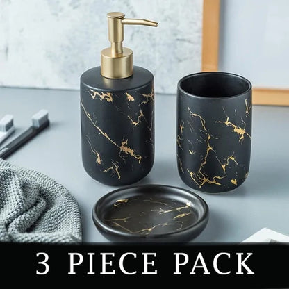 Nordic Matte Bathroom Accessories Set