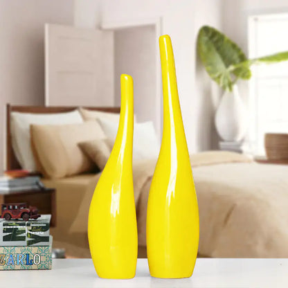 Nordic Gold Plated Ceramic Vases