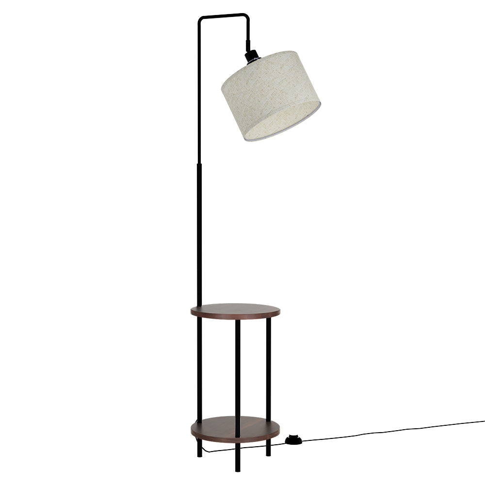 LED Floor Lamp - 2 Tier Shelf