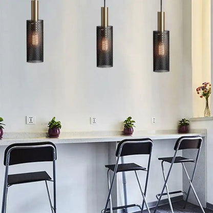 Nordic Style Cylinder Pendant Light