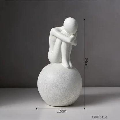 Nordic Abstract Couple Sculpture