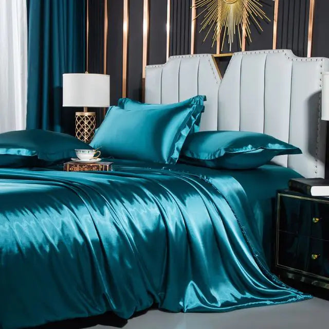 Nordic Luxury Silk Bedding Set