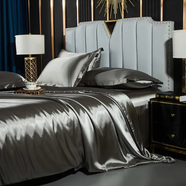 Nordic Luxury Silk Bedding Set