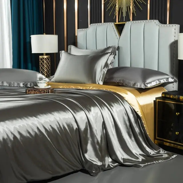 Nordic Luxury Silk Bedding Set