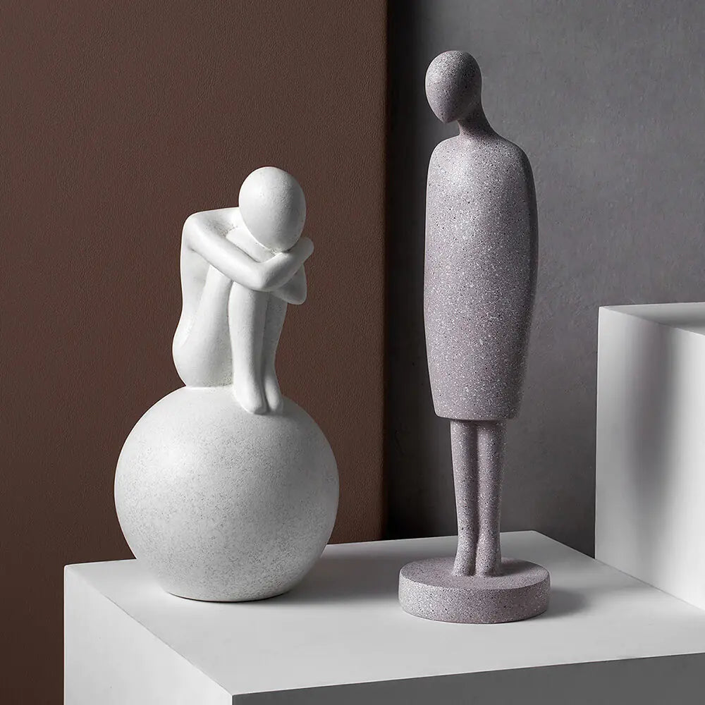 Nordic Abstract Couple Sculpture