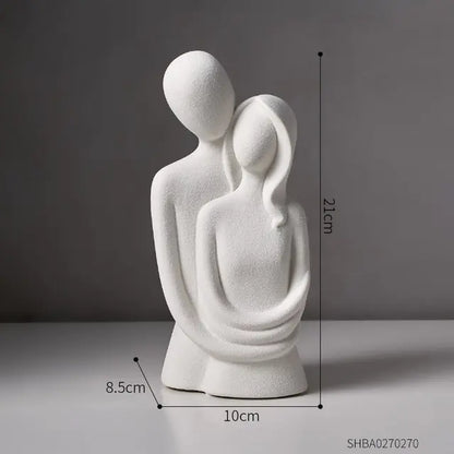 Nordic Abstract Couple Sculpture