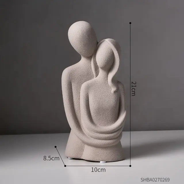 Nordic Abstract Couple Sculpture